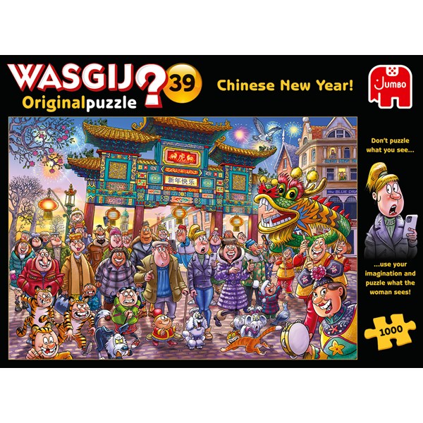 Wasgij Original 39 Chinese New Year! Pussel 1000 bitar, Jumbo