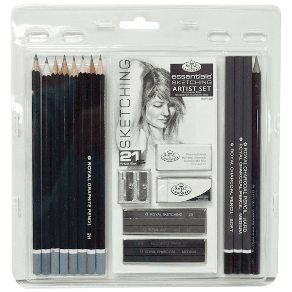 Royal & Langnickel Skiss Set i 21 delar