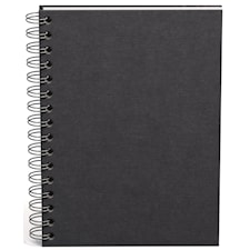 Muistikirja A5 Viivattu Musta 90 Sivua Bigso Box of Sweden