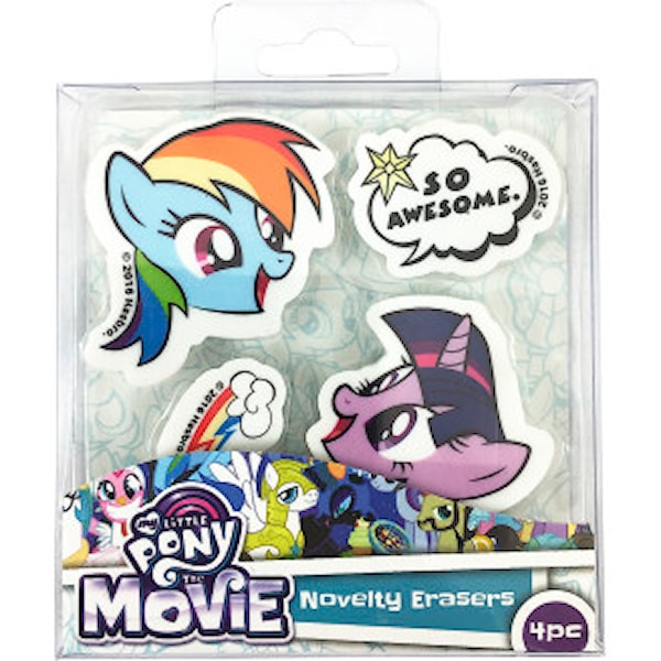 Suddgummi 4 st, My Little Pony