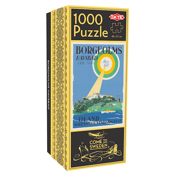 Pussel 1000 Bitar Vintage Borgholm, Tactic