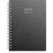 Kalender 2026 Weekly A6 Eco Line Svart Burde