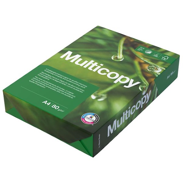 Kopipapir MULTICOPY A4 80g uhullet (500)