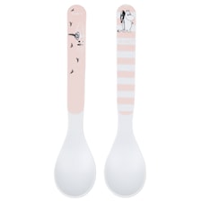 Muumi Vesi & Uinti Lusikat 2-pakkaus Vaaleanpunainen Rätt Start