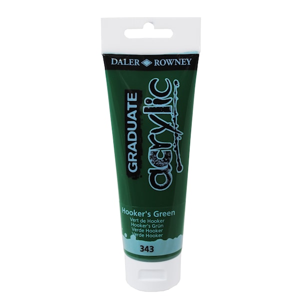Acrylic 120 ml Hooker´s Green Graduate Daler-Rowney