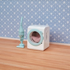 Sylvanian Families Tvättmaskin & Dammsugare
