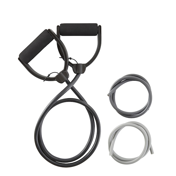 Träningsgummiband 3 st med reglerbart motstånd