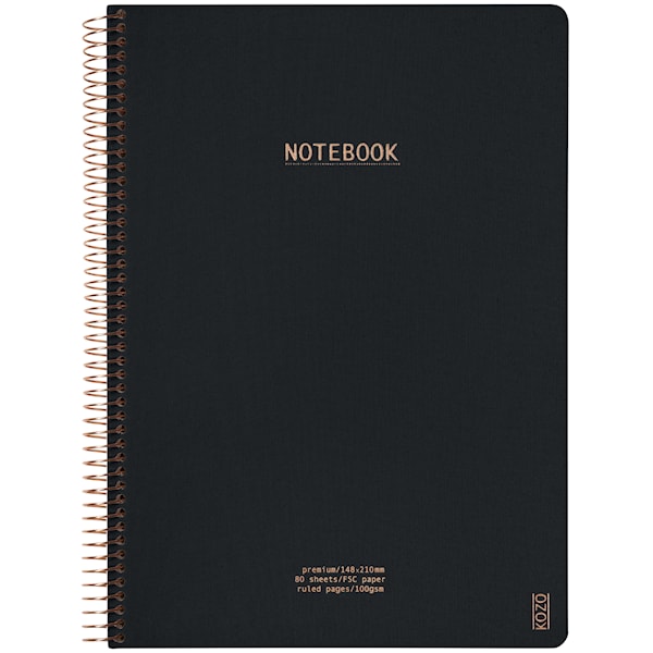 Notatbok A4 Premium Coffee KOZO