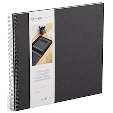 Fotoalbum Black med vita blad 35x31,5cm Bigso Box of Sweden