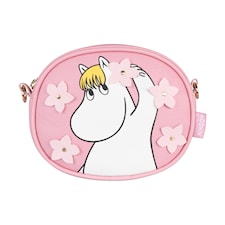 Niiskuneiti-olkalaukku vaaleanpunainen Muumi