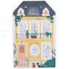 Målarbok med Stickers - Hus i Paris Moulin Roty