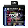 Kalligrafipenn Pigment 12-pakning Staedtler