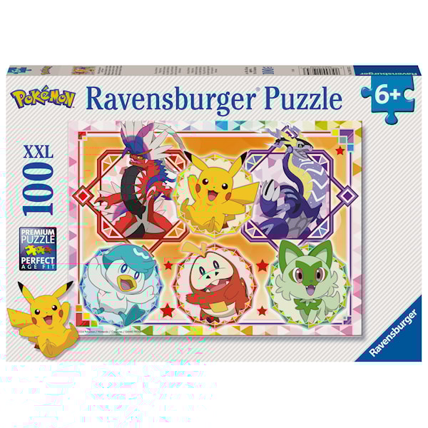 Puslespill 100 Pokemon