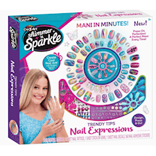 Trendy Tips Naglar Shimmer N Sparkle