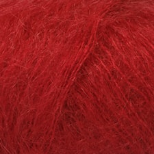 Kid- Silk Uni Color Garn Mohair Silke 25 g röd 14 Drops