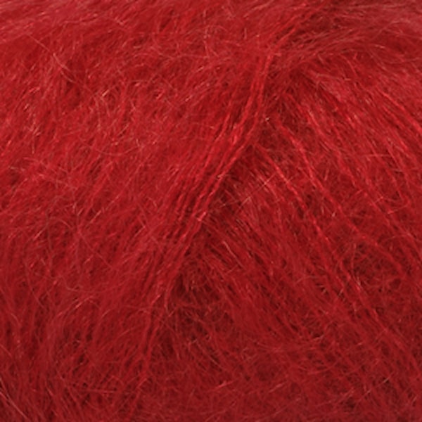Drops Kid-Silk Garn Mohair Silke 25 g rød 14