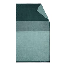 Marc O'Polo Horizon Beach towel Strandhandduk 100x180 Grön Bred Rand