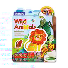 Jelly Stickers Villieläimet Uudelleenkäytettävät mierEdu