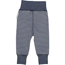 Baby Byxa Classic, Randig Marinblå, Strl 74/80, Geggamoja
