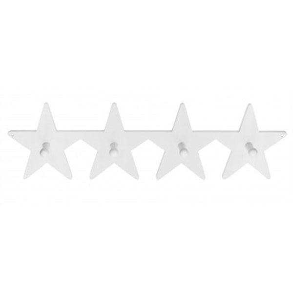 Knaggrekke Star, Hvit, Kids concept