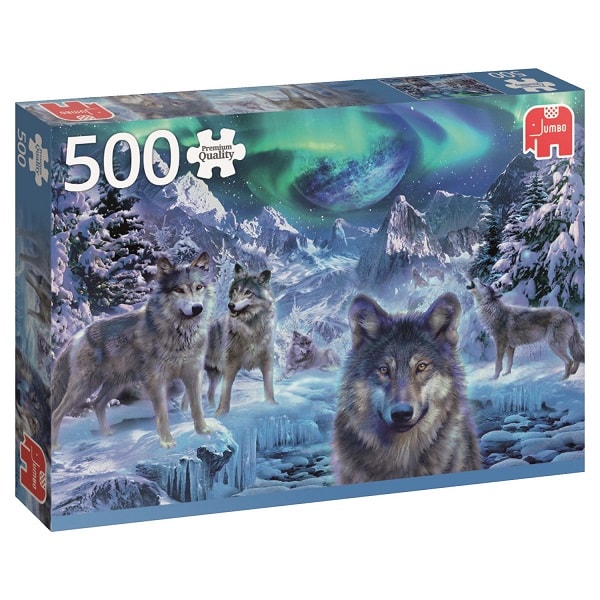 Winter Wolves, Pussel 500 bitar, Jumbo