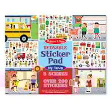 Klistremerkesett, 5 Miljøer, Samfunn, Melissa & Doug