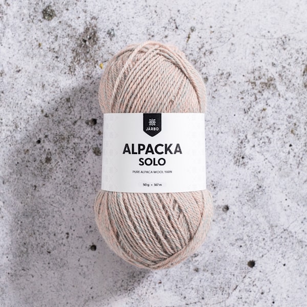 Alpacka Solo Ullgarn 50 g Candy Floss Järbo