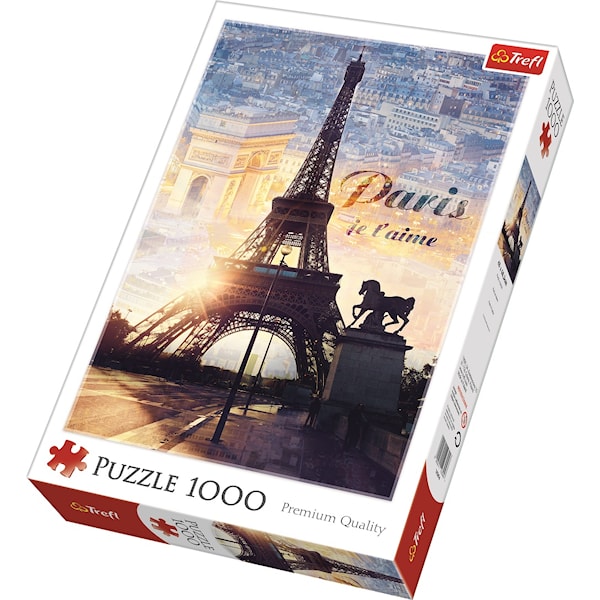 Paris, Puslespill, 1000 brikker, Trefl