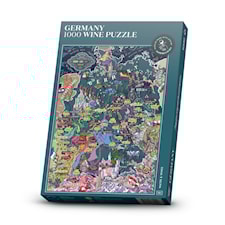 Vinpussel - Tyskland 1000 bitar, Water and Wines
