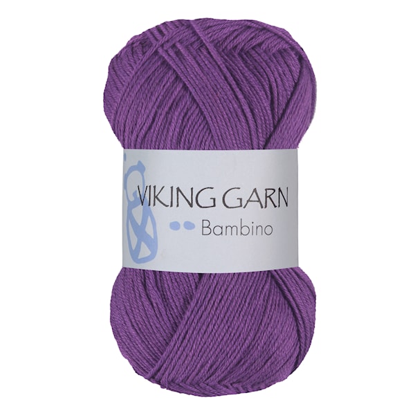 Bambino 50 g Lilla 469 Viking Garn