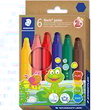 Tusjpenn Jumbo fra 2 år 6-pakning Noris Junior Staedtler