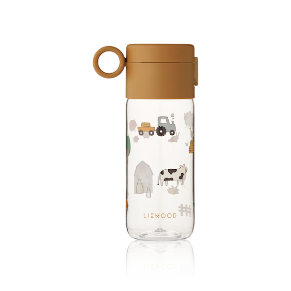 LIEWOOD Clemence Vannflaske 350 ml, Farm/Sandy -  Tåteflasker & Tilbehør  - Plast,Silikon