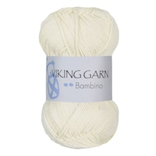 Bambino 50 g luonnonvalkoinen Viking Garn