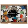 Mosaikk, str. 8-20 mm, tykkelse 2-3 mm, Innhold kan variere , ass. farger, 2 kg/ 1 pk.