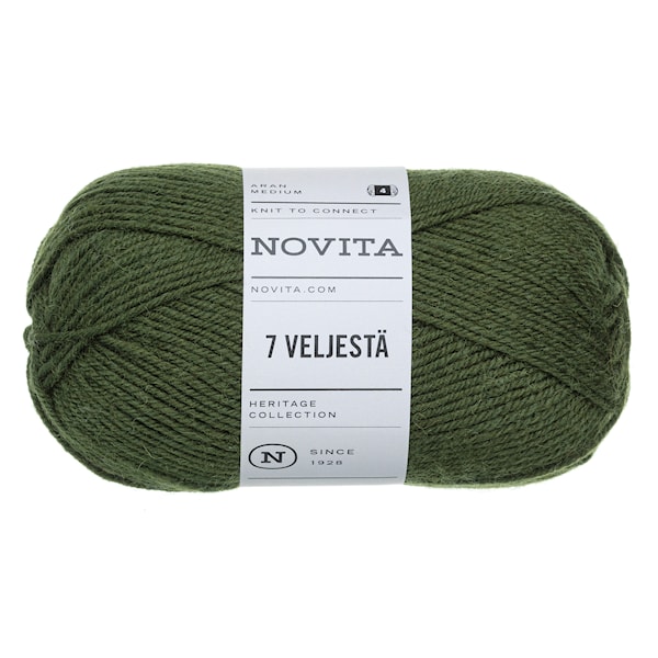 7 Brødre Garn Ullmiks 100 g granskog 391 Novita