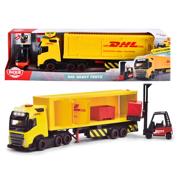 Dickie Toys DHL Transportkjøretøy -  Øvrig - Plast
