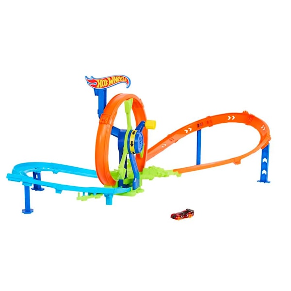 Hot Wheels Stunt Tracks Rapid Launch & Loop