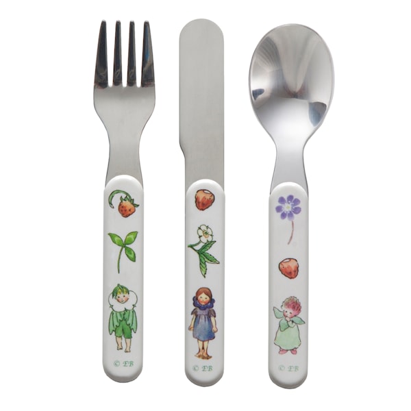 Bestikksett, Blomsterbarn, Elsa Beskow, Rätt Start