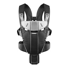 Bärsele Miracle, Svart/Silver, Cotton mix, BabyBjörn