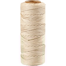 Bambusnöre Råvit 1 mm 65 m 1-pack