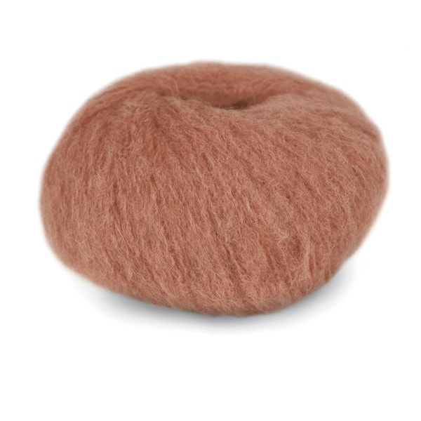 Du Store Alpacka Fat Ferytale Garn 50 g Dämpad aprikos 793