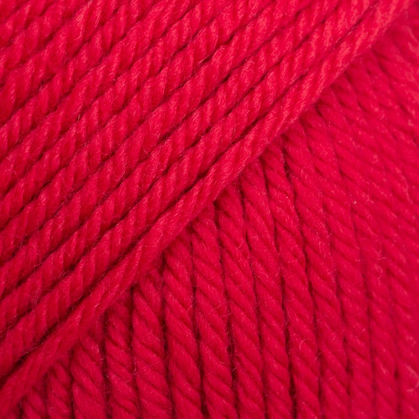 Daisy Uni Colour Ullgarn 50 g crimson red (21) Drops
