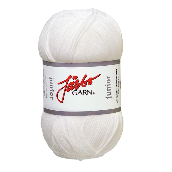 Junior Garn Akrylmix 50g Vit (67001)