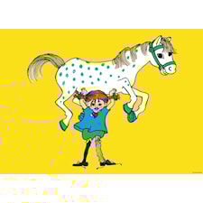 Pippi häst affisch