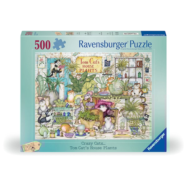 Puslespill 500 Plante Butikk Ravensburger