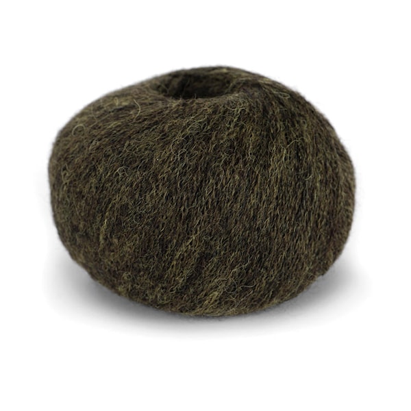 Du store Alpakka Dreamline Soul Garn 25 g Mørk grønn melert 207