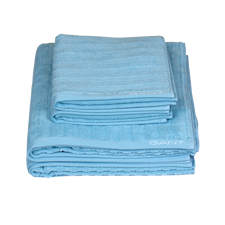 GANT Home Line Towel 100% Bomull 50x70 cm Crystal Blue