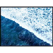 Blue Waves three Poster Camilla Dellión40x50cm