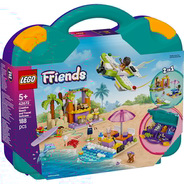 Kreativ reise- og strandkoffert LEGO® Friends (42672)