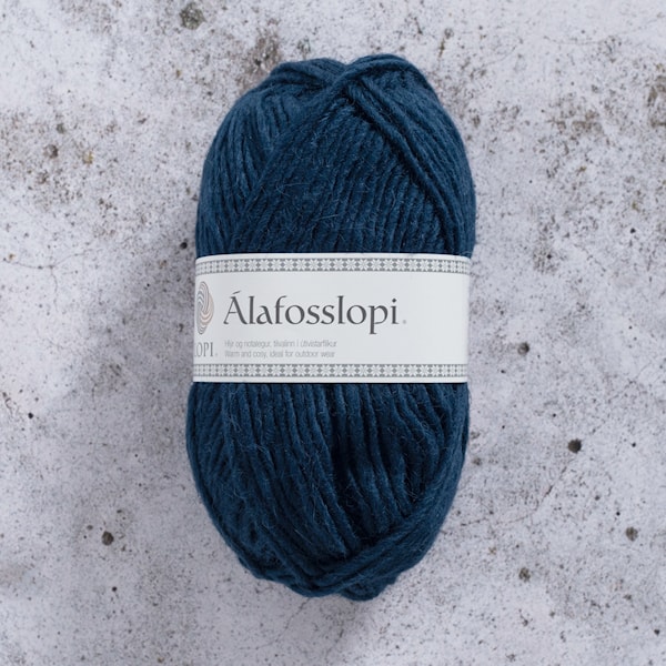 Álafosslopi Garn Ull 100 g Marinblå Istex (0118)